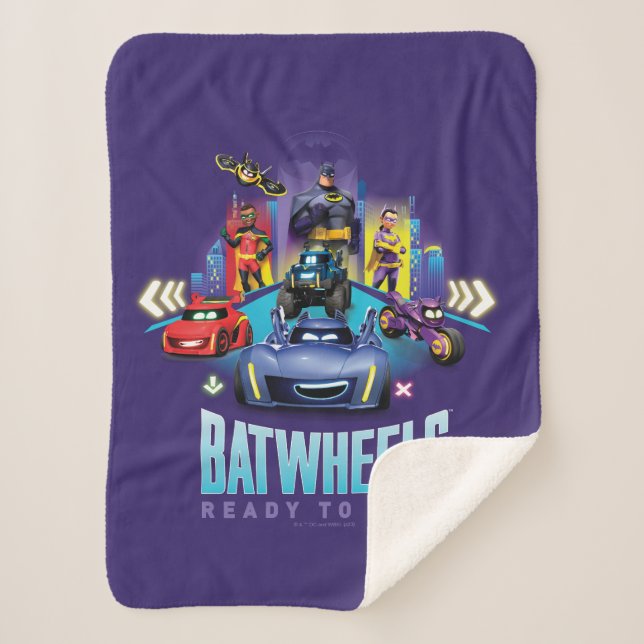 Cobertor Sherpa Batrodas™ - Prontas para rodar (Frente)