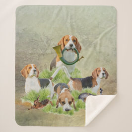 Cobertor Sherpa Beagle