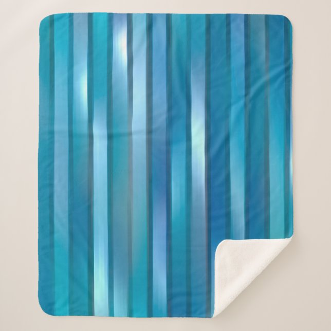 Cobertor Sherpa Beautiful abstract vertical blue background with l (Frente)