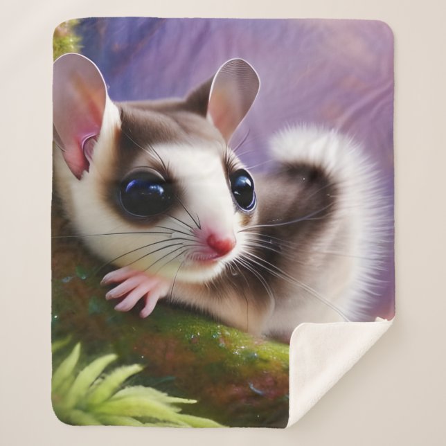 Cobertor Sherpa Bebê-Açúcar (Frente)