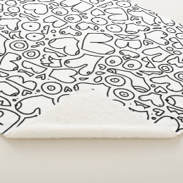 Cobertor Sherpa Bebê feminista engraçado