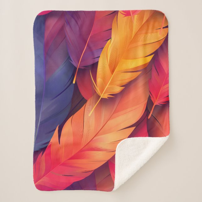 Cobertor Sherpa Bebê personalizado Sherpa Fleece Blanket (Frente)