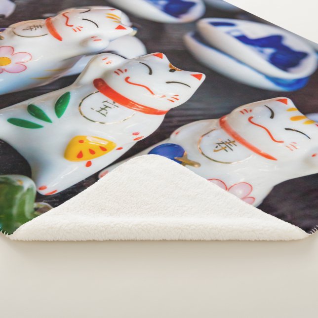 Cobertor Sherpa Beckoning - figurinos de gatos (3/4)