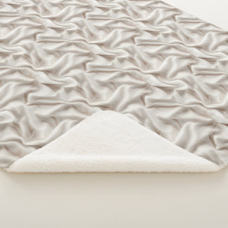 Cobertor Sherpa Bege, Creme e Marfim Neutro