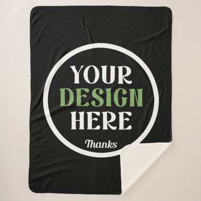 Cobertor Sherpa beijo personalizado, exclusivo, elegante e minimal (Frente)