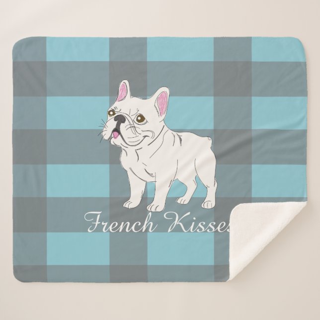Cobertor Sherpa Beijos Franceses (Frente (Horizontal))