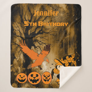 Cobertor Sherpa Bela Bruxa Maravilha Viajante Jack Cobwebday