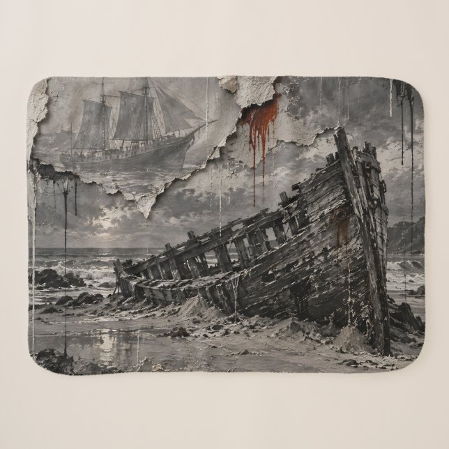 Cobertor Sherpa Bela Ruína (Frente (Horizontal))
