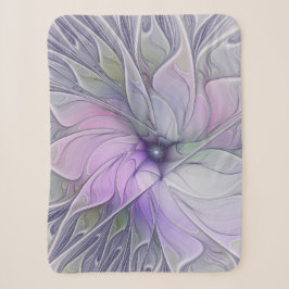 Cobertor Sherpa Beleza Deslumbrante Arte Fractal Abstrata Moderna 