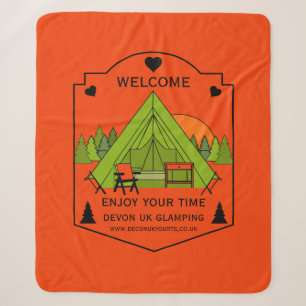 Cobertor Sherpa Bell Tent Glamping Business