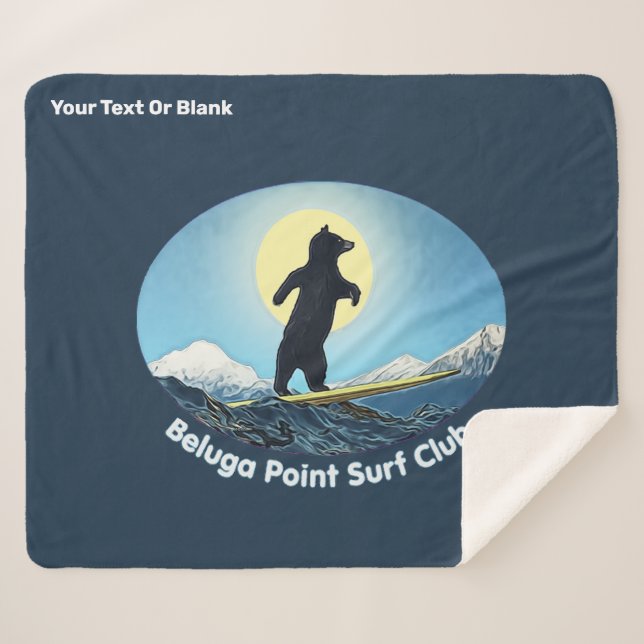 Cobertor Sherpa Beluga Point Surf Club (Frente (Horizontal))