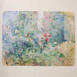 Cobertor Sherpa Berthe Morisot - O Jardim em Bougival