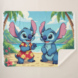 Cobertor Sherpa Beste Freunde fürs Leben – Lilo & Stitch