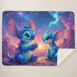 Cobertor Sherpa Beste Freunde fürs Leben – Lilo & Stitch  