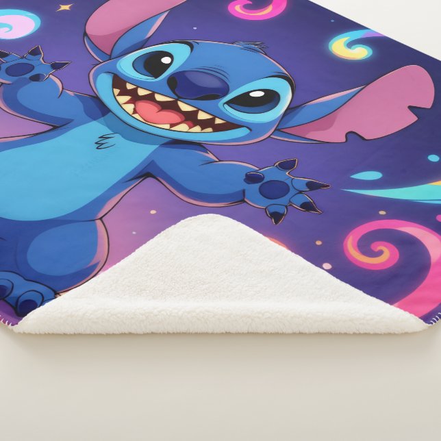 Cobertor Sherpa Beste Freunde fürs Leben – Lilo & Stitch (3/4)