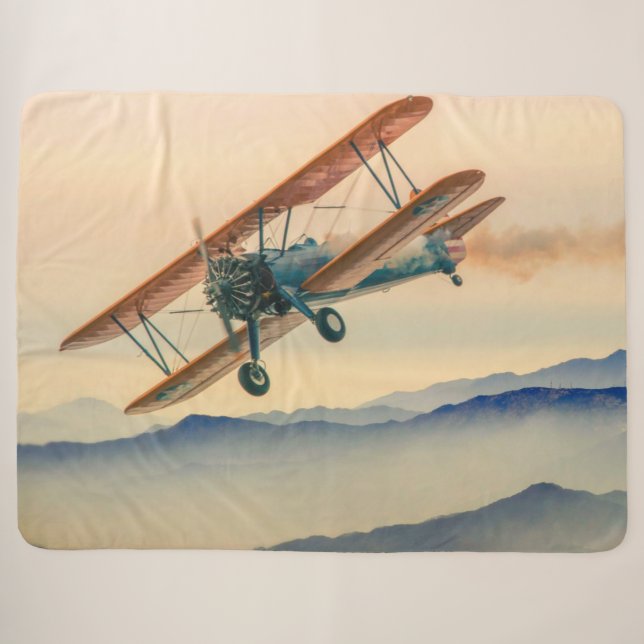 COBERTOR SHERPA BI-PLANO DA II GUERRA MUNDIAL (Frente (Horizontal))