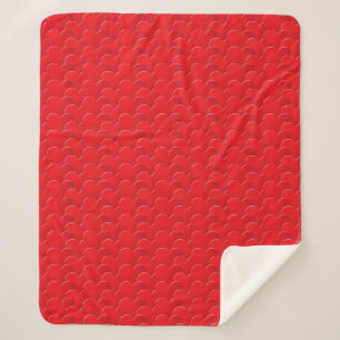 Cobertor Sherpa Big Red Hearts Dia de os namorados de amor