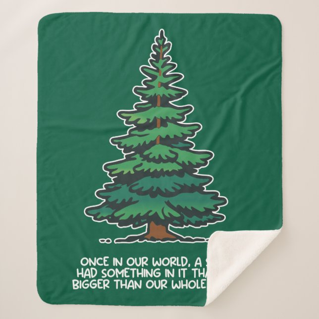 Cobertor Sherpa Bigger than our whole world 2 (Frente)