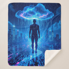 Cobertor Sherpa Binary Storm Digital Adventure Blanket