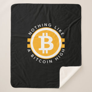 Cobertor Sherpa Bitcoin alto