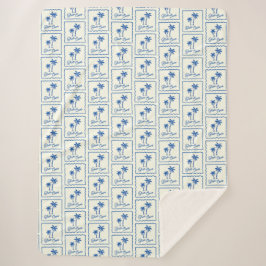 Cobertor Sherpa Blue Cove