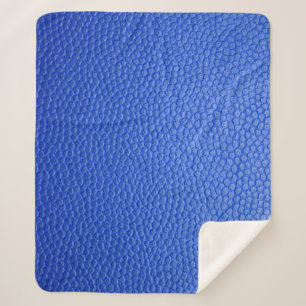 Cobertor Sherpa Blue leather skin texture skin