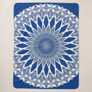 Cobertor Sherpa Blue Pacific Tristyns Mandala