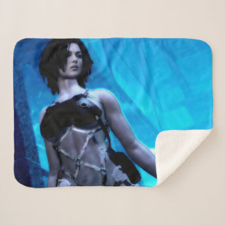 Cobertor Sherpa Blue Toxin sherpa blanket