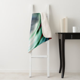 Cobertor Sherpa Blue Valley Whirlwind Rainbow