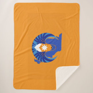 Cobertor Sherpa Blue Wing Alliance Missouri Rebel Blanket 