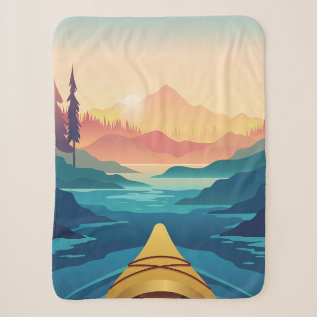 Cobertor Sherpa Boat Adventure (Frente)