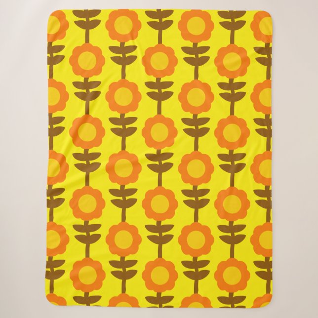 Cobertor Sherpa Boho Botanica (Frente)