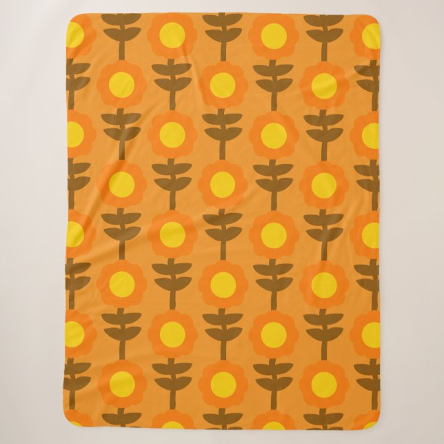 Cobertor Sherpa Boho Botanica (Frente)