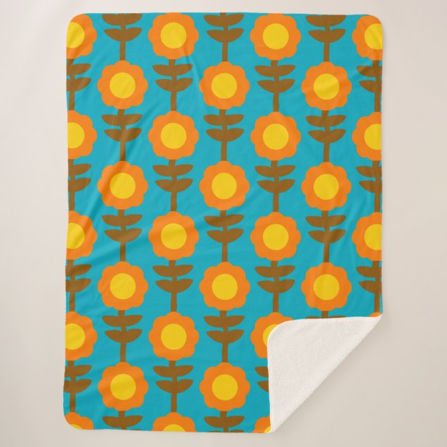 Cobertor Sherpa Boho Botanica Sherpa Blanket (Frente)