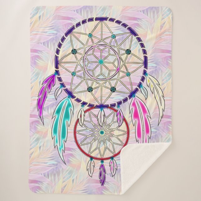 Cobertor Sherpa Boho Breeze Sherpa Blanket (Frente)