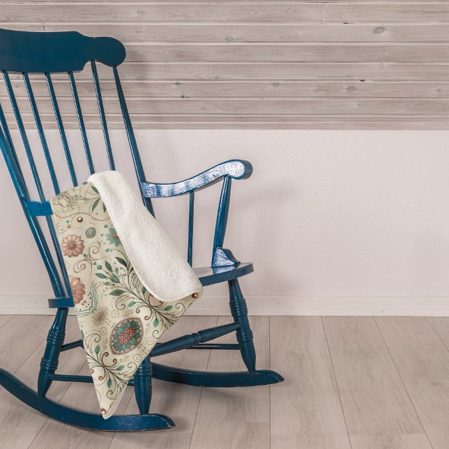 Cobertor Sherpa Boho Herbs Sherpa Blanket (Criador carregado)