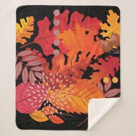 Cobertor Sherpa Bold Autumn Deixa Medley Sherpa Blanket
