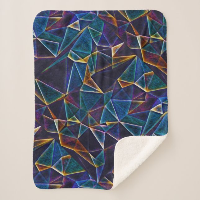 Cobertor Sherpa Bolhas quebradas Sherpa Blanket (Frente)