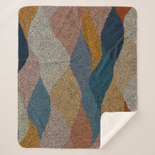 Cobertor Sherpa Bolinhas ondulada: Têxtil ventilado.