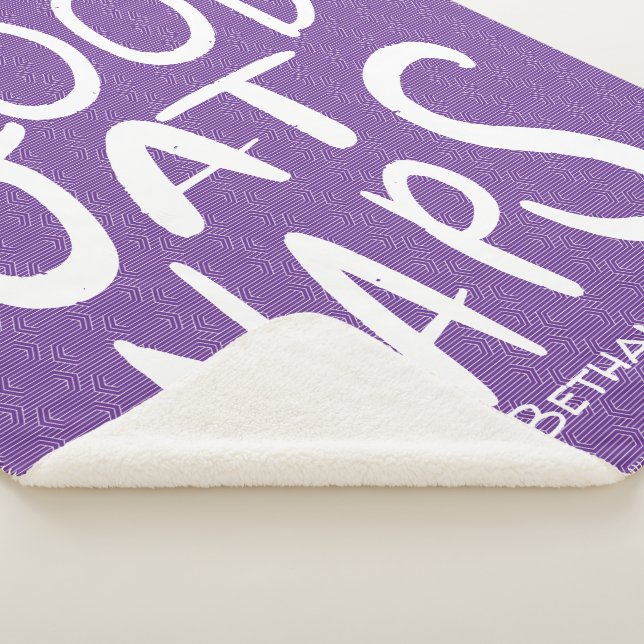 Cobertor Sherpa Bom Em Naps - Sherpa Blanket Roxo (3/4)