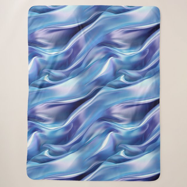 Cobertor Sherpa Bonito Dreamy Blue Purple (Frente)