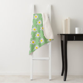Cobertor Sherpa Bonito Edelweiss Padrão Verde Sherpa Blanket