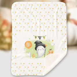 Cobertor Sherpa Bonito Halloween Baby Sherpa Blanket