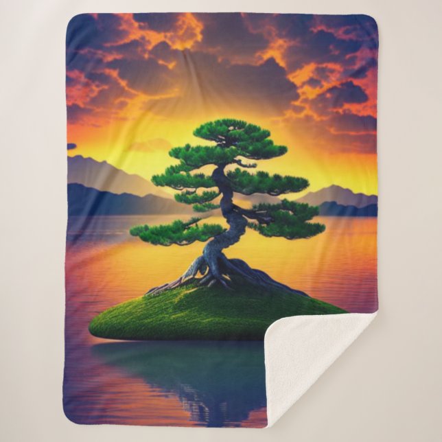 Cobertor Sherpa Bonsai Sherpa Blanket (Frente)