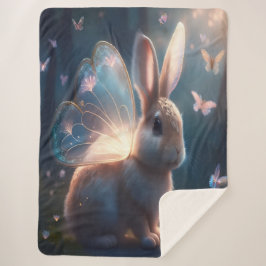 Cobertor Sherpa Borboleta Bunny
