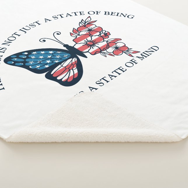 Cobertor Sherpa Borboleta do dia 4 de julho (3/4)