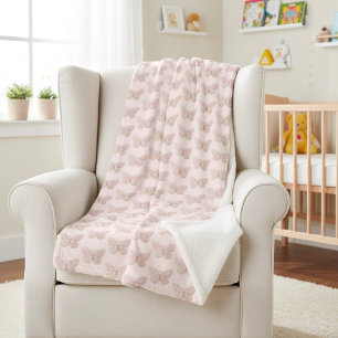Cobertor Sherpa Borboleta Sherpa Blanket