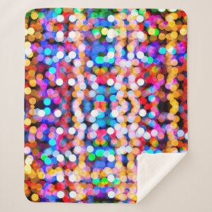 Cobertor Sherpa Borrão de fundo abstrato bokeh