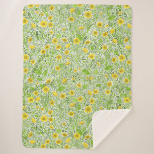 Cobertor Sherpa Botões em branco