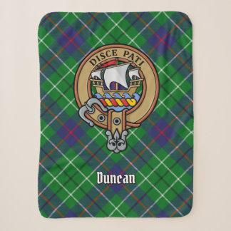 Cobertor Sherpa Brasão do Clã Duncan sobre Tartan